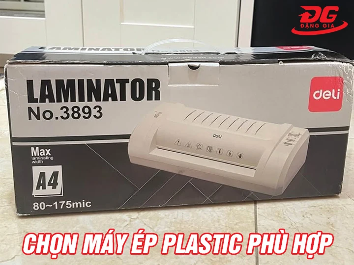 Chọn máy ép plastic phù hợp