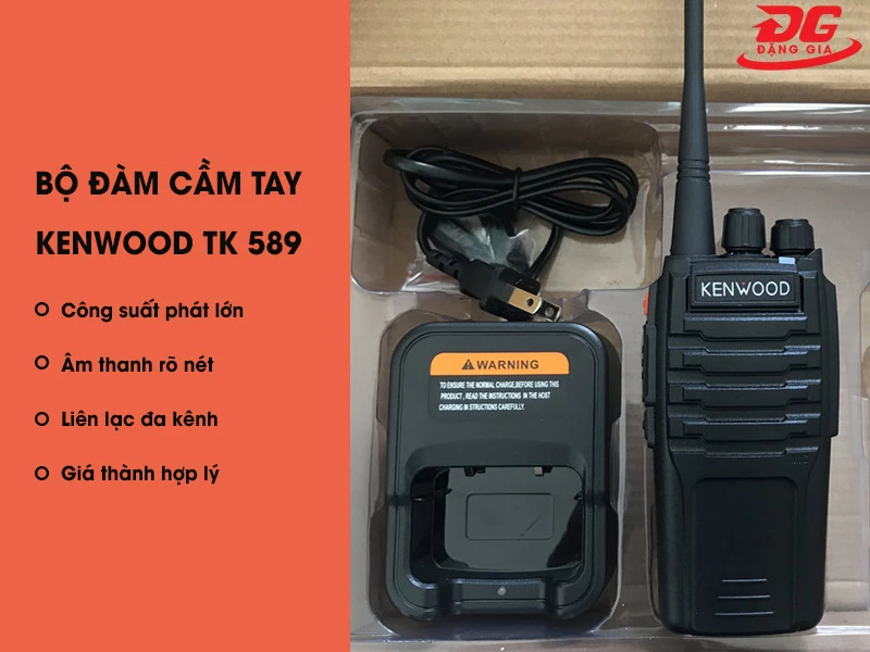 Những ưu điểm nổi bật của bộ đàm liên lạc Kenwood TK 589