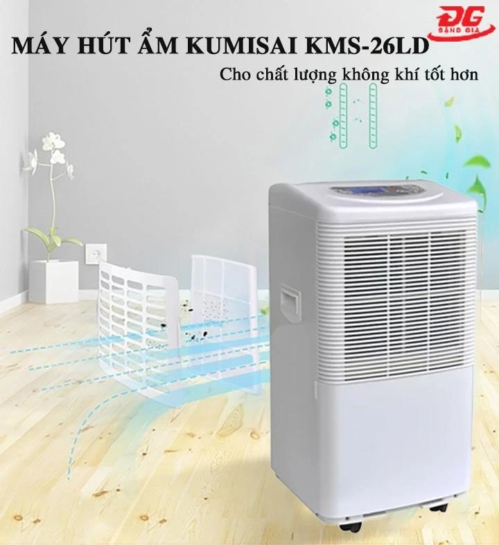 Đặc điểm máy hút ẩm Kumisai KMS-26LD