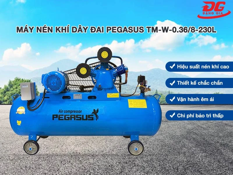 Ưu điểm nổi bật của máy nén không khí TM-W-0.36/8-230L