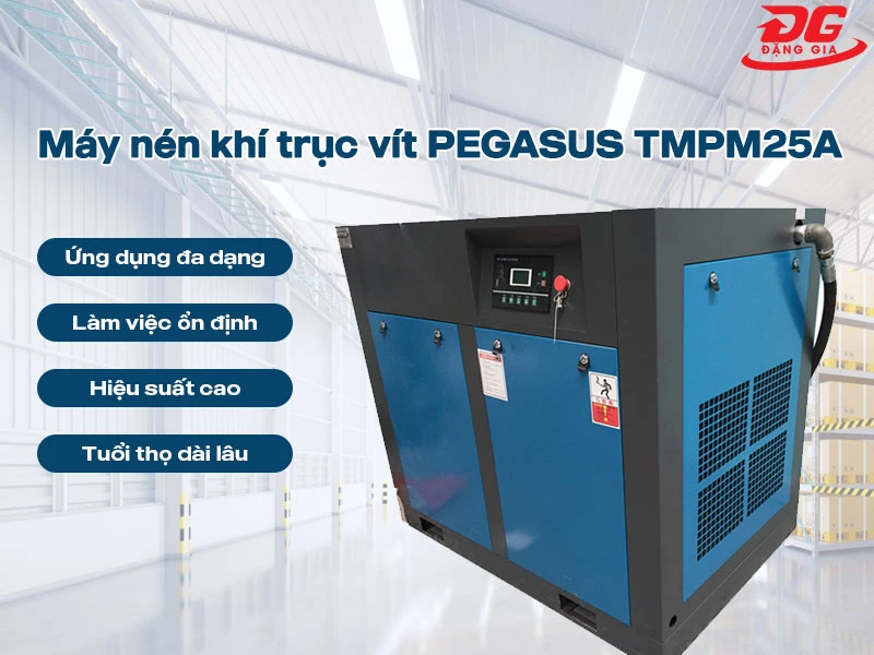 Máy nén Pegasus TMPM25A có nhiều đặc điểm nổi bật