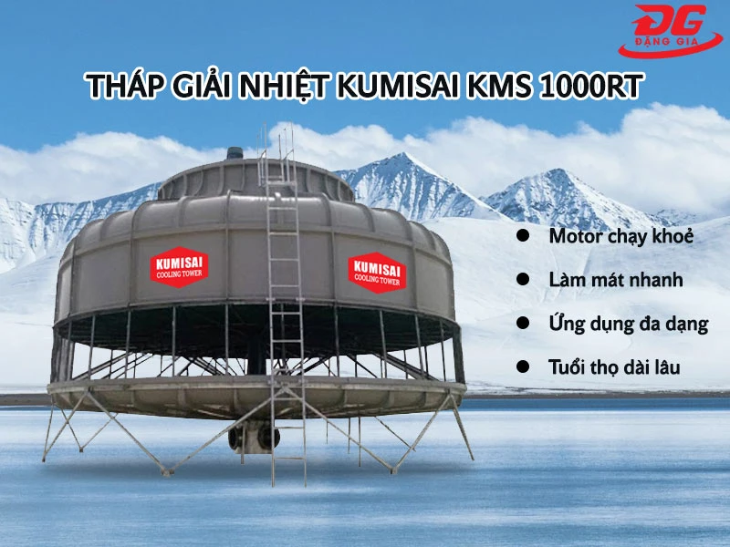 Ưu điểm của tháp giải nhiệt Kumisai KMS 1000RT