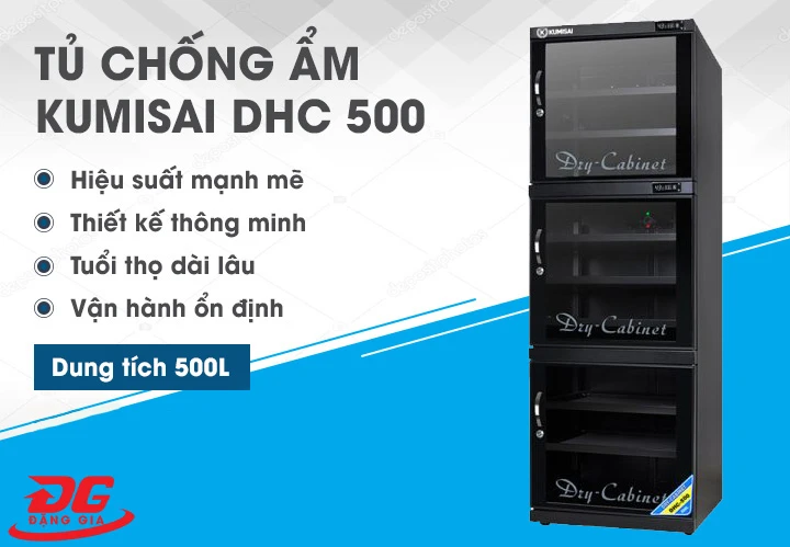 Đặc điểm nổi bật của tủ hút ẩm Kumiasi DHC500