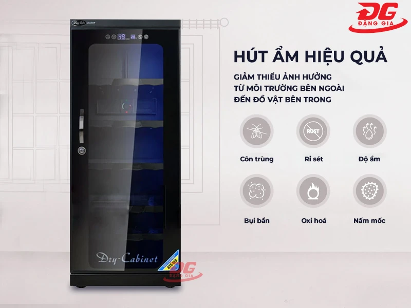 Tủ chống ẩm cho máy ảnh Dry-Cabi ATS-120