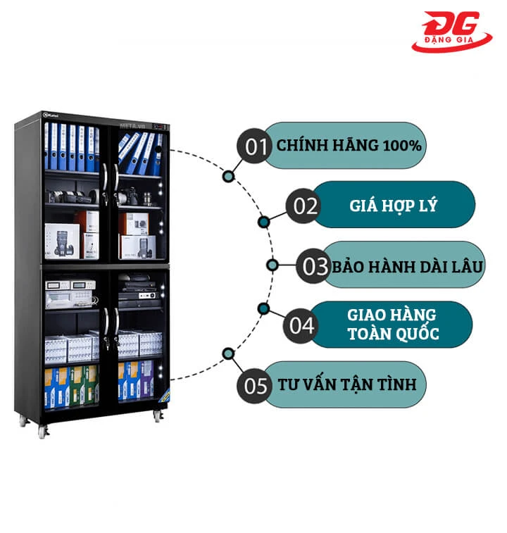Đặng Gia là đơn vị phân phối tủ chống ẩm Nikatei NC-600S chất lượng