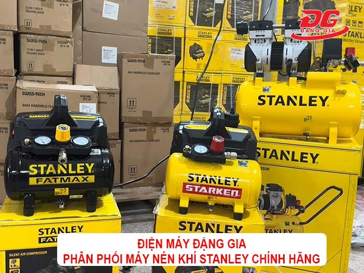 đặng gia cung cấp máy nén khí Stanley chính hãng