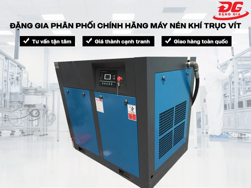 Mua máy nén khí tại Đặng Gia giúp quý khách hoàn toàn yên tâm về chất lượng