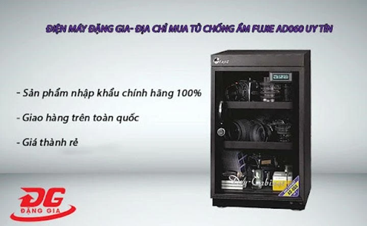 Đặng Gia - Địa chỉ mua tủ chống ẩm Fujie AD060 uy tín, giá rẻ