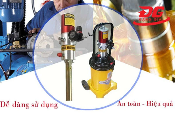 Đầu bơm máy bơm mỡ khí nén có chất lượng tốt