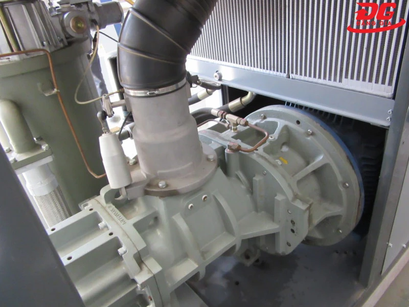 Vị trí của đầu nén trong máy khí nén trục vít