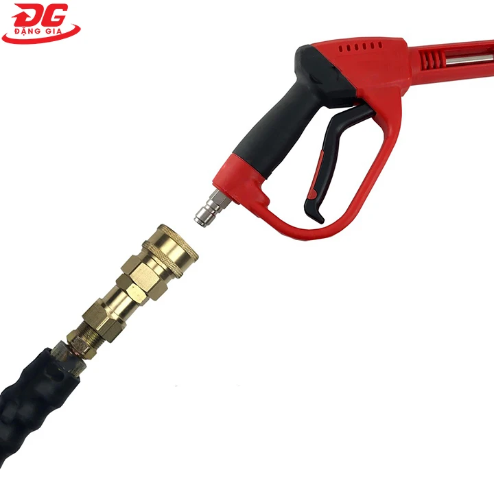 Đầu nối nhanh liên kết các mối nối khi lắp súng phun với dây dẫn