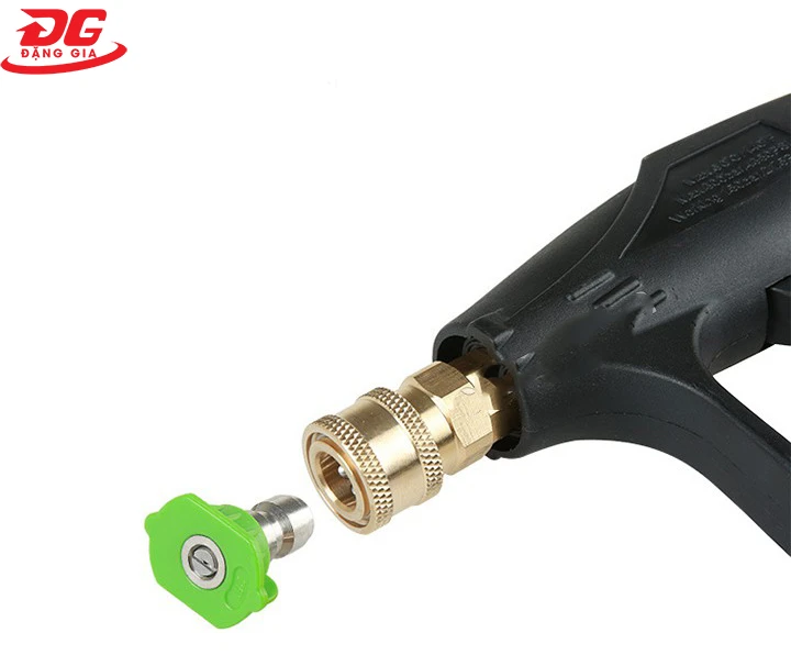 Đầu nối súng rửa xe cao áp nối súng phun xịt rửa xe với các loại béc phun