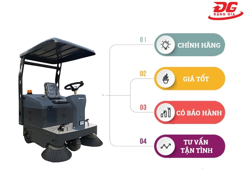 bán xe quét rác ngồi lái Kumisai KMS-1400E