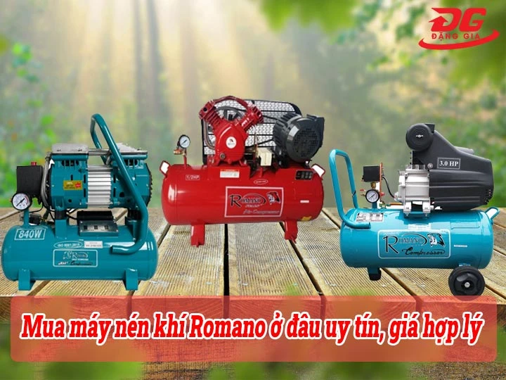 Mua máy nén khí Romano