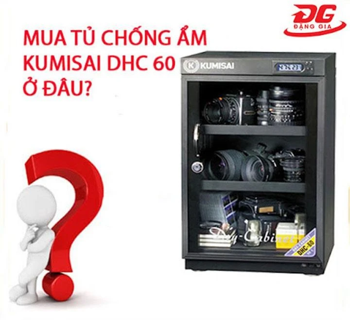 Địa chỉ mua tủ chống ẩm Kumisai DHC 60 chính hãng