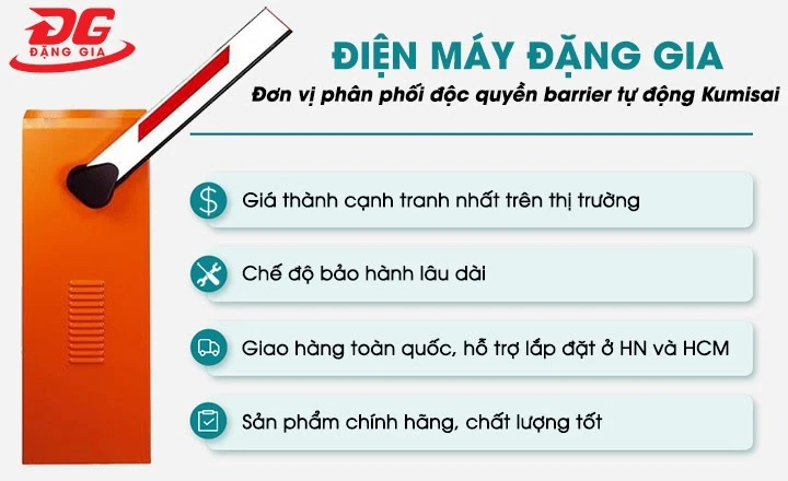 địa chỉ bán Barrier tự động Kumisai KMS 620 Rapid