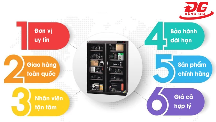 Lý do người dùng nên chọn mua tủ chống ẩm FujiE AD350 tại điện máy Đặng Gia