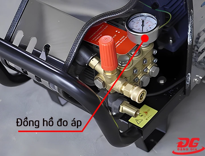 Đồng hồ đo áp trên máy rửa xe Kumisai 2200PSI