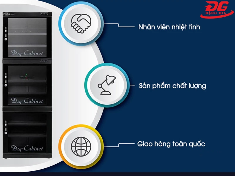 Điện máy Đặng Gia - Đơn vị uy tín chuyên phân phối tủ chống ẩm