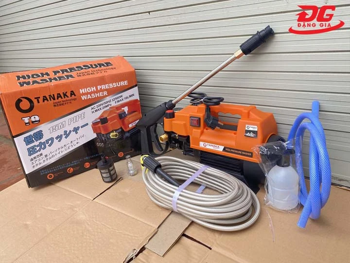 Máy xịt xe Tanaka đầy đủ phụ kiện