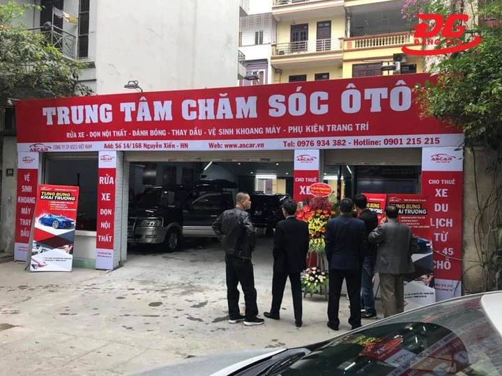 Rửa xe cầu giấy Gara Ascar