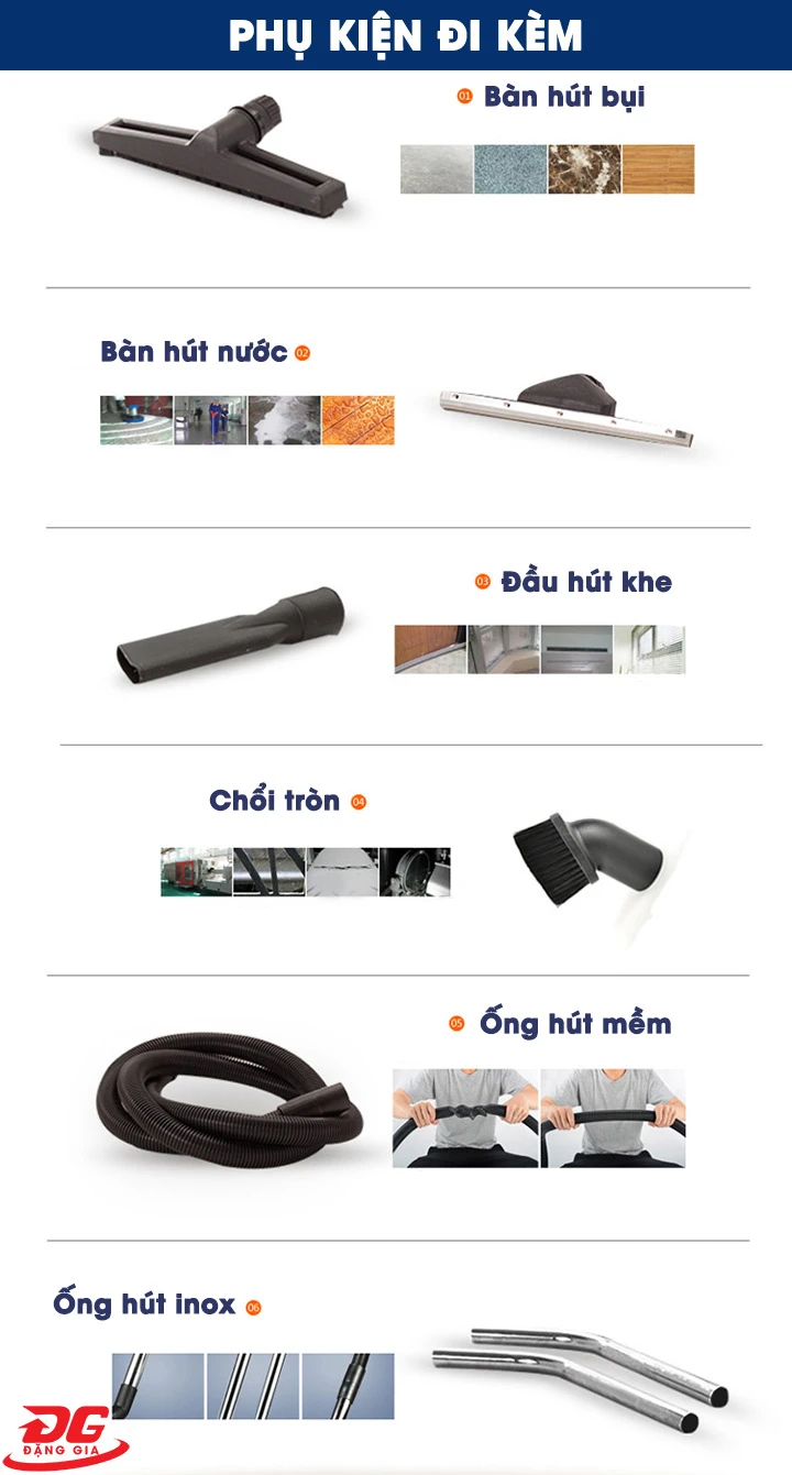 giá Máy hút bụi công nghiệp Supper Clean SC 60-3