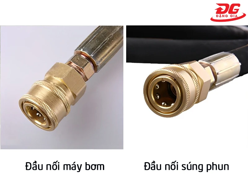 Hai đầu dây xịt rửa xe 20m