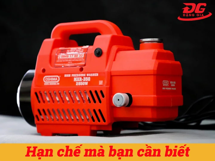 Hạn chế của máy rửa xe Oshima