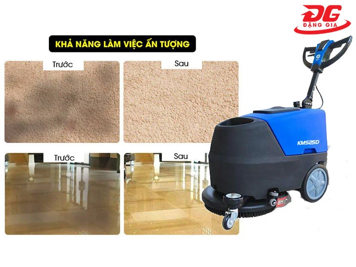 Máy chà sàn Kumisai khả năng làm việc ấn tượng
