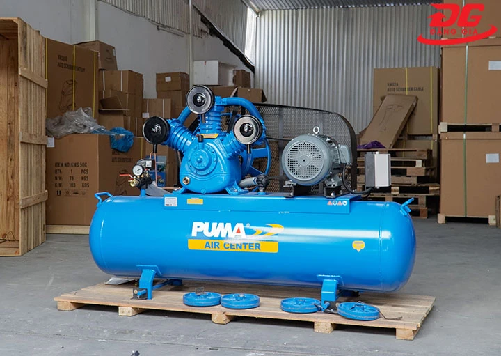 Máy nén khí Puma GX-100300(10HP) có cấu tạo đơn giản, dễ sử dụng