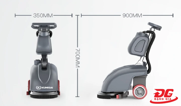 Kích thước máy chà sàn KMS-X1