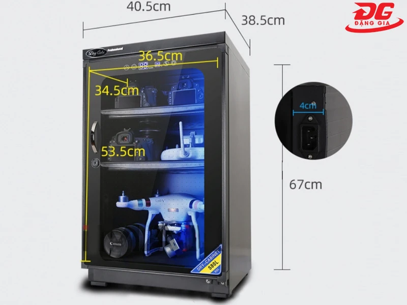 Tủ chống ẩm cho máy ảnh Dry Cabinet ATS-80