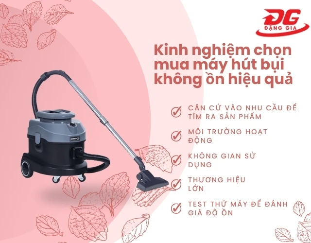 Kinh nghiệm mua máy hút bụi không ồn hiệu quả