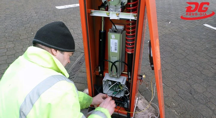 lắp đặt Barrier tự động Kumisai KMS 620 Rapid