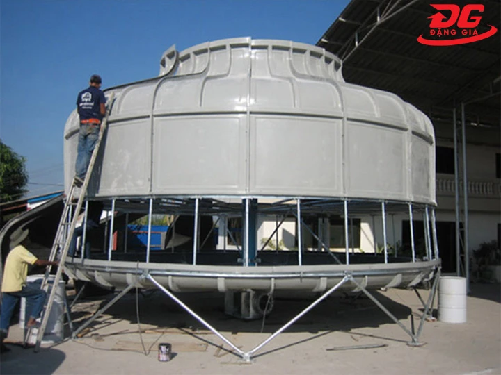 lắp đặt tháp giải nhiệt nước Kumisai KMS 800RT