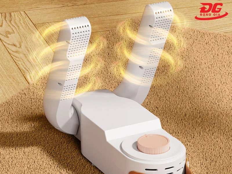 Luồng khí luân chuyển 360 độ trên cần sấy