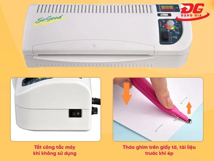 Lưu ý khi sử dụng máy ép plastic DSB SO-GOOD 230 SUPER