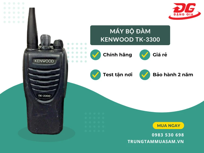 Bộ đàm Kenwood chính hãng giá rẻ tại Đặng Gia