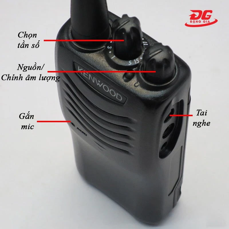 Cấu tạo bộ đàm Kenwood TK-U100