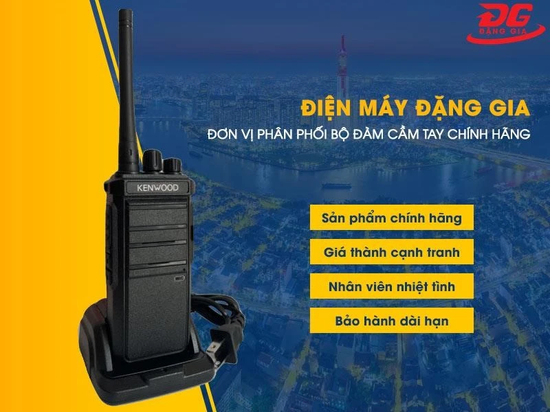 Điện Máy Đặng Gia cung cấp bộ đàm TK-P771 chính hãng Kenwood