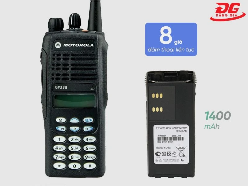 Dung lượng pin lớn, dùng liên tục trong 8h