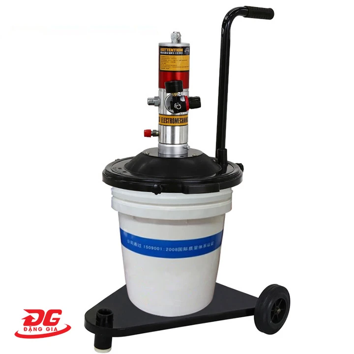 Máy bơm mỡ khí nén Palada PD-7 sử dụng với thùng chứa linh hoạt