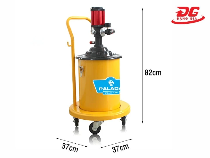 Kích thước máy bơm mỡ Palada PD-100