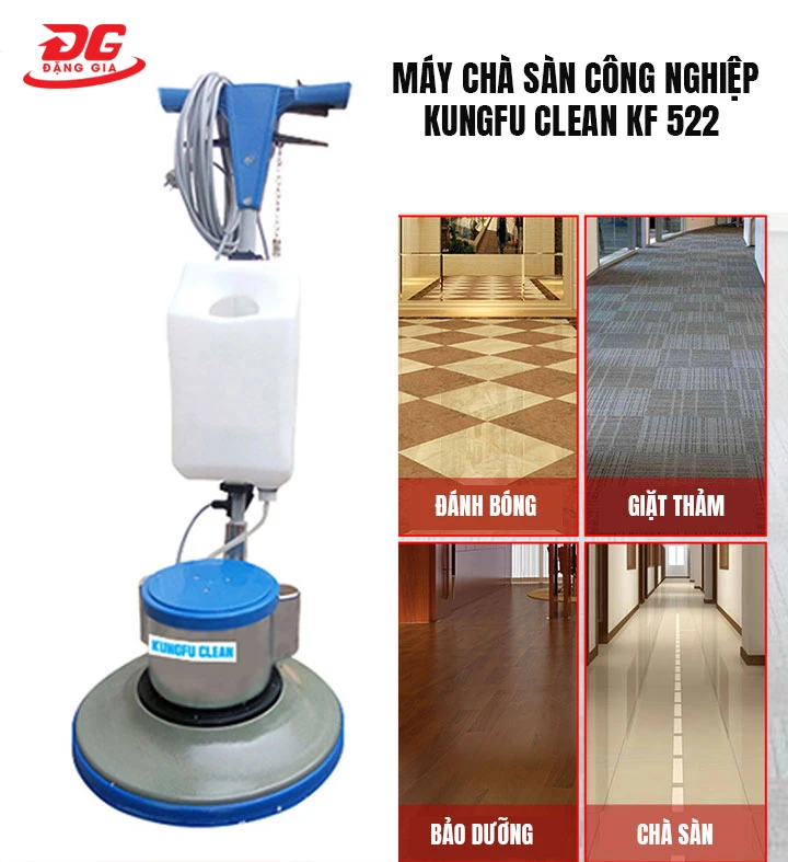 Máy chà sàn giúp bạn giải quyết nỗi lo sàn nhà bẩn