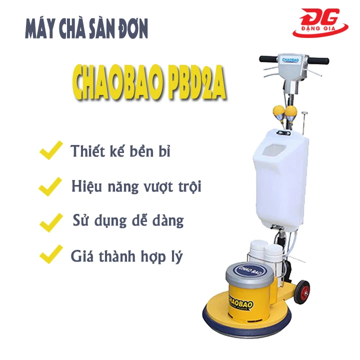 Máy chà sàn đánh bóng mặt đá model Chaobao PBD2A