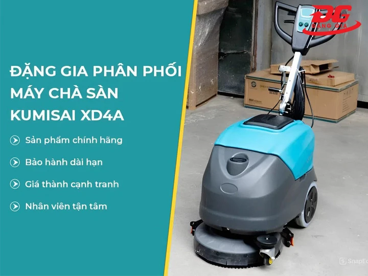 Điện máy Đặng Gia cung cấp máy chà sàn Kumisai XD4A