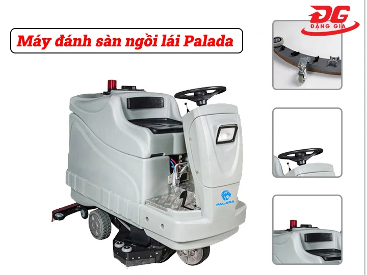 Máy đánh sàn ngồi lái Palada