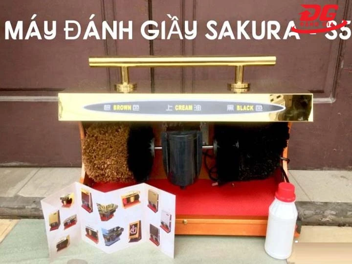 Máy đánh giày Sakura SKR S5 kích thước gọn nhẹ