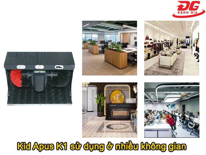 Máy đánh giày tự động Kid Apus K1 sử dụng ở nhiều nơi