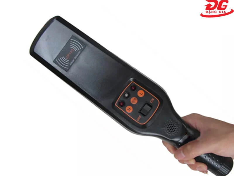Máy dò kim loại cầm tay Scanner GP-140 có đầu dò 2 chiều với độ nhạy cao